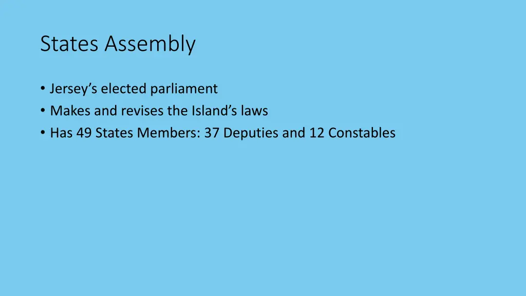 states assembly