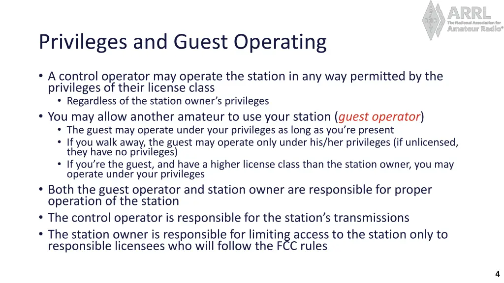 privileges and guest operating