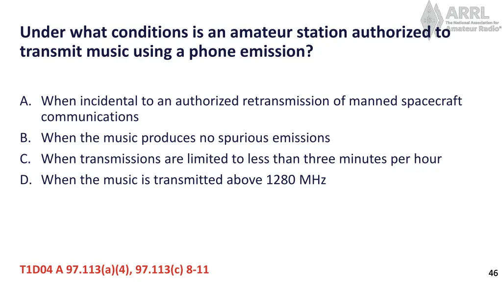 under what conditions is an amateur station