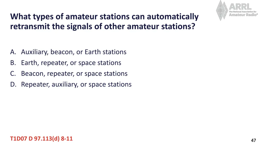what types of amateur stations can automatically