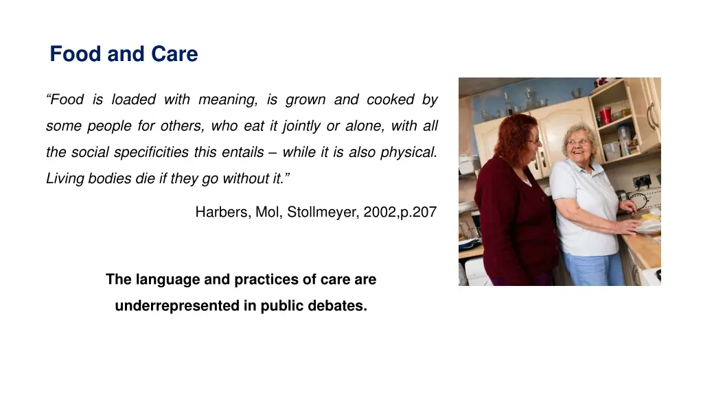 food and care