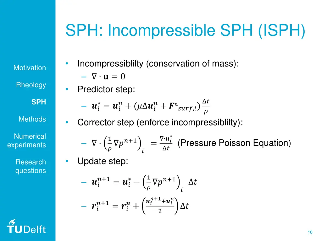sph incompressible sph isph