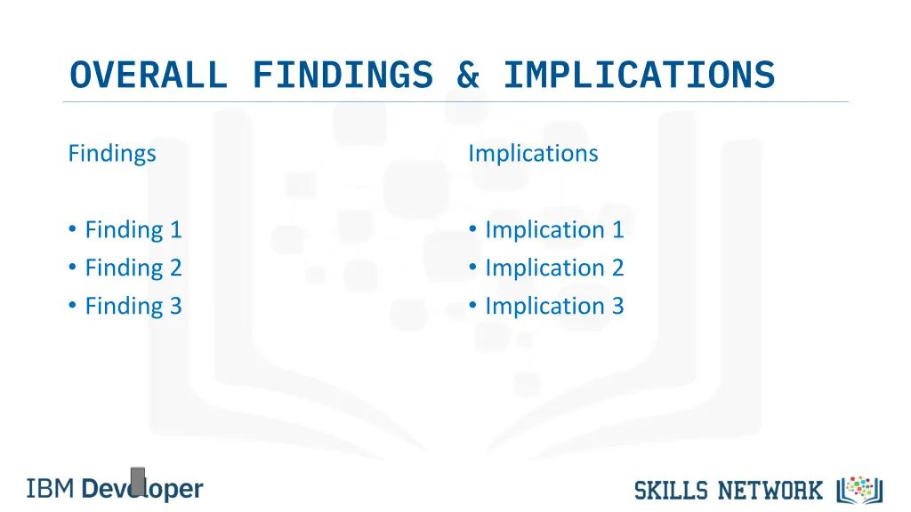 overall findings implications