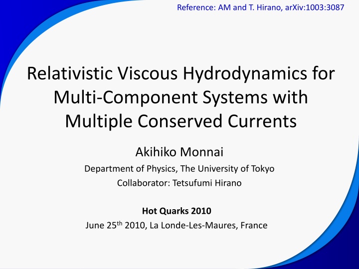 reference am and t hirano arxiv 1003 3087
