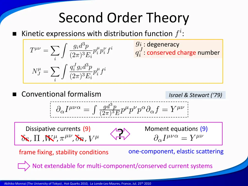 second order theory