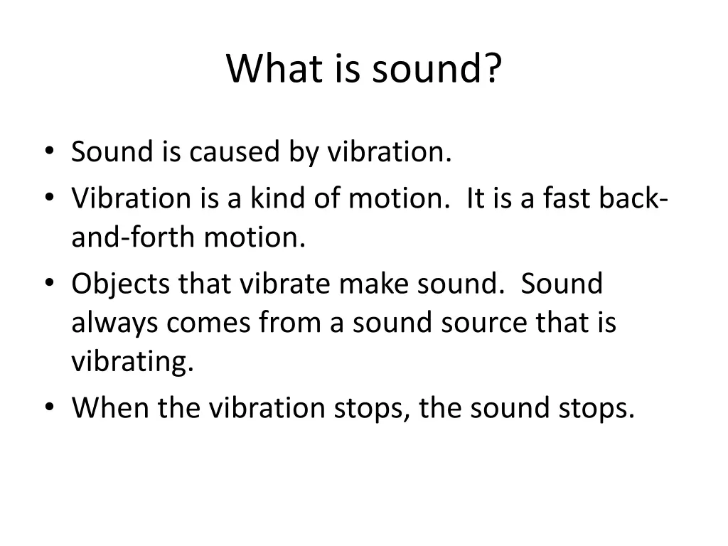 what is sound