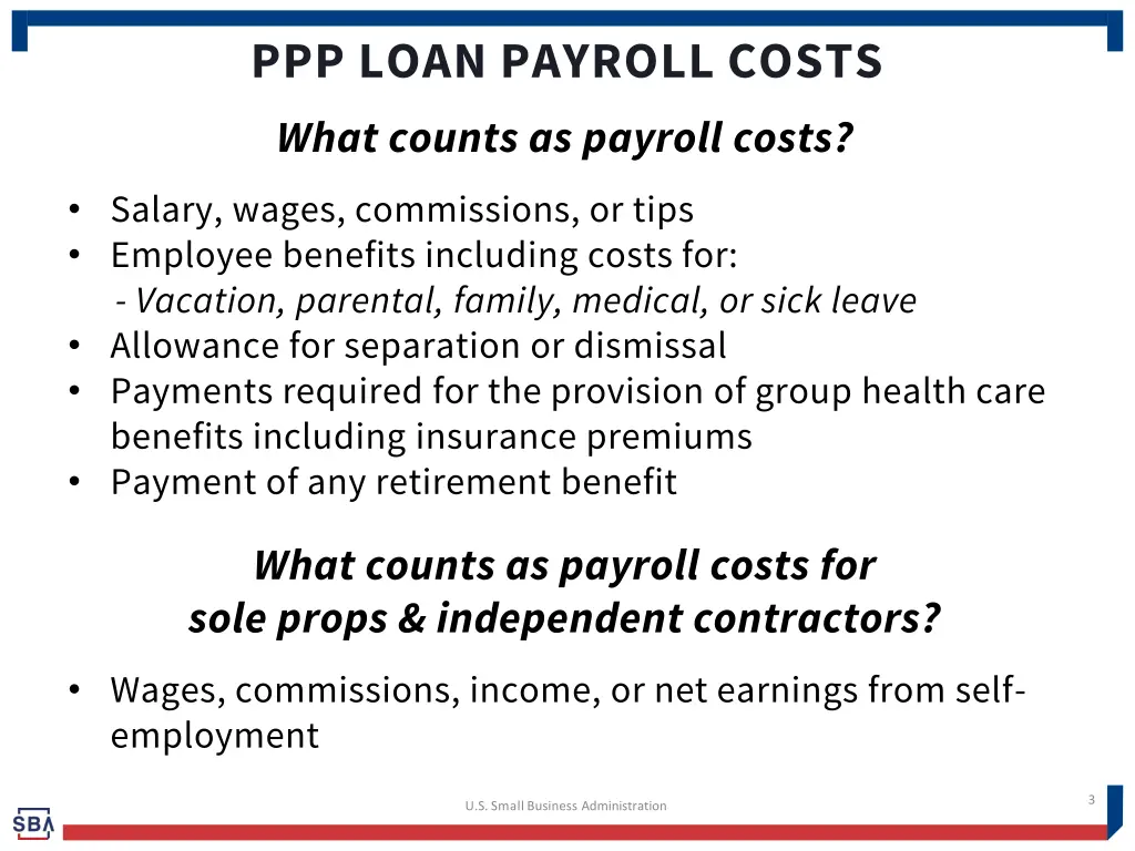 ppp loan payroll costs