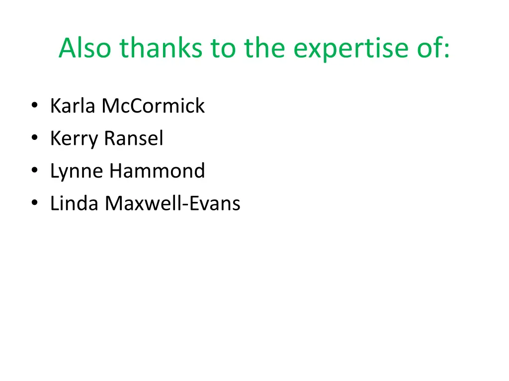 also thanks to the expertise of