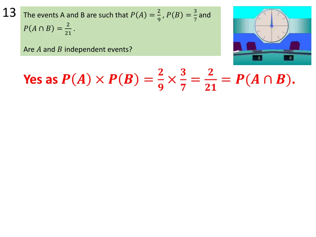 13 the events a and b are such that 2 2 21