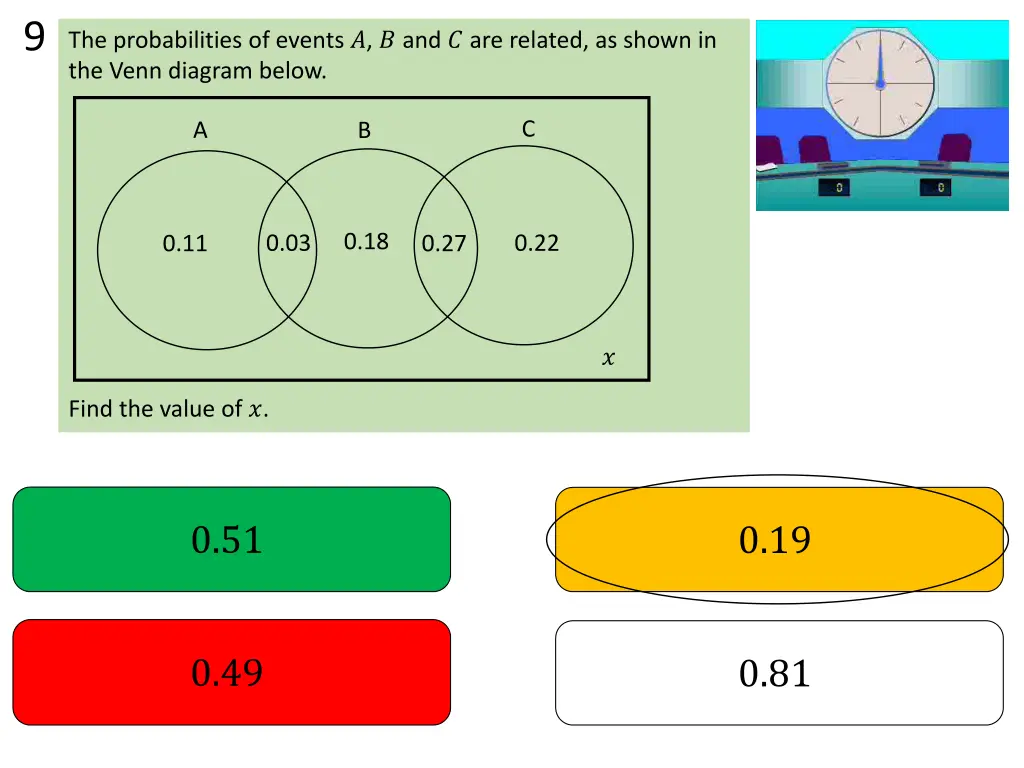 9 the probabilities of events and are related