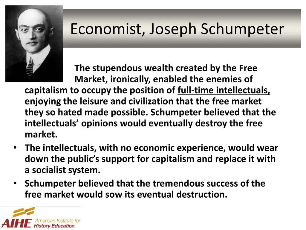 joseph schumpeter
