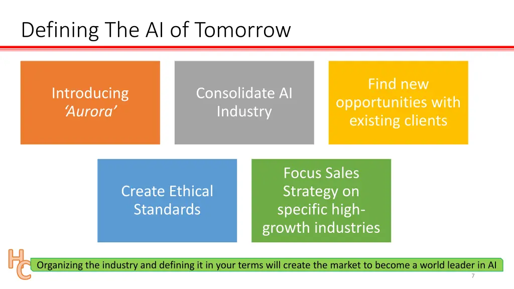 defining the ai of tomorrow
