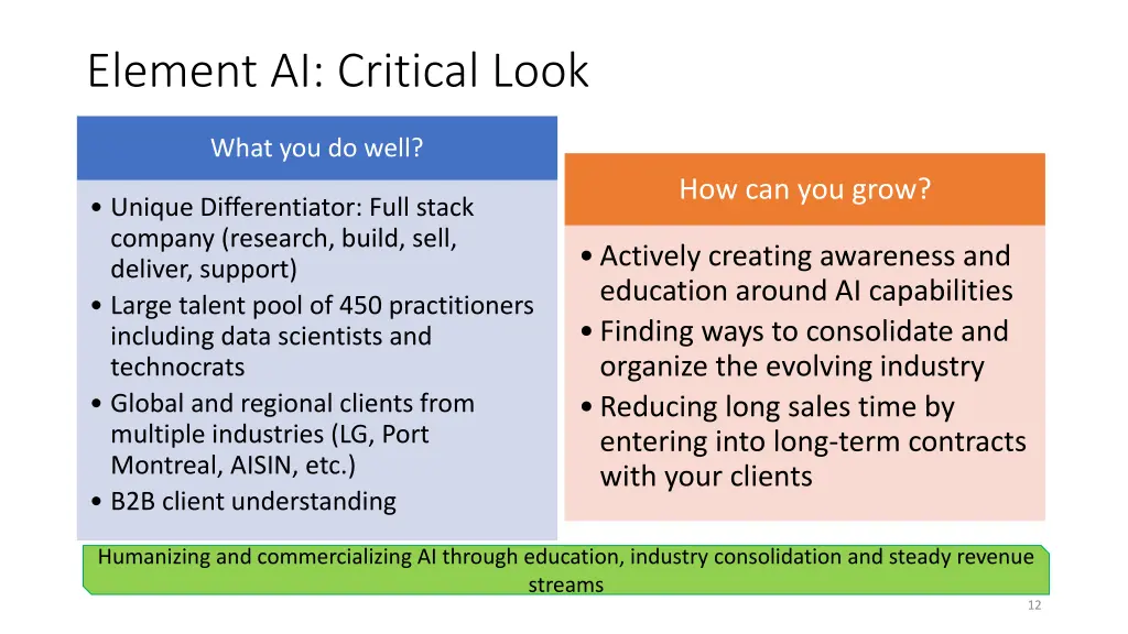 element ai critical look