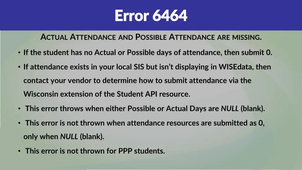 error 6464 error 6464