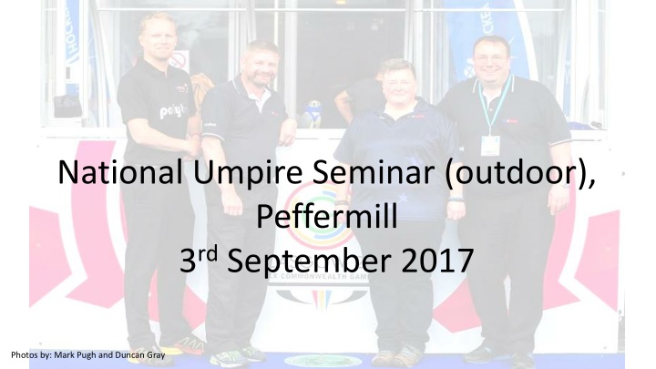 national umpire seminar outdoor peffermill