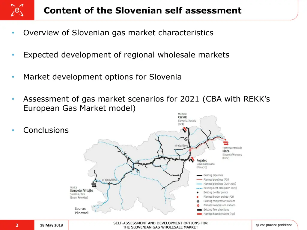 content of the slovenian self assessment