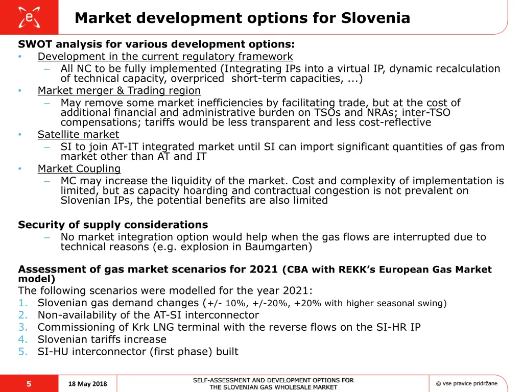 market development options for slovenia