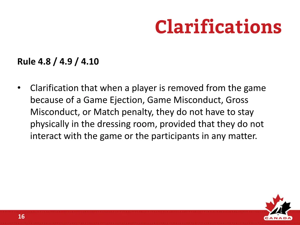 clarifications 2