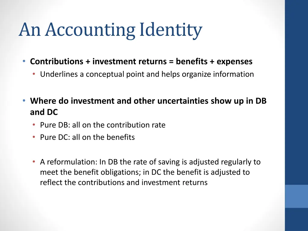 an accounting identity