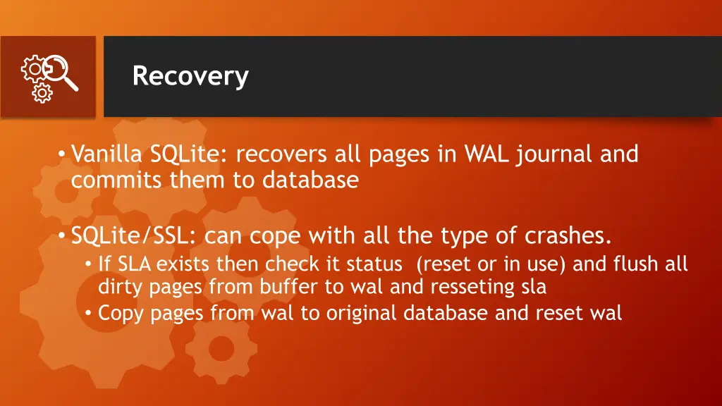 recovery