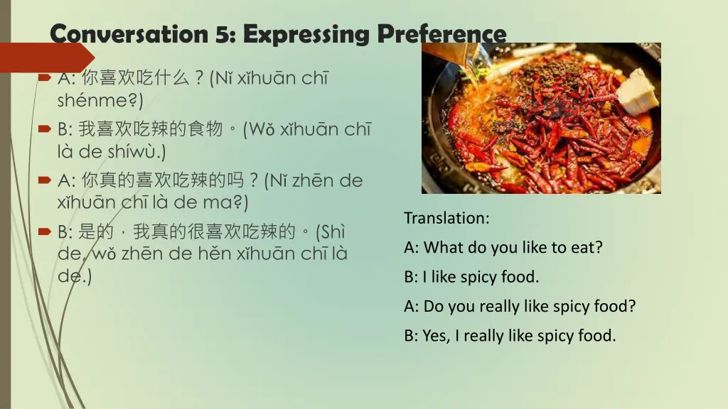 conversation 5 expressing preference