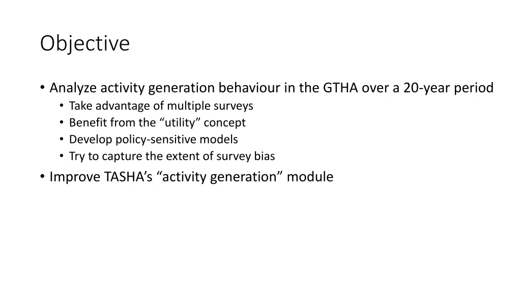 objective
