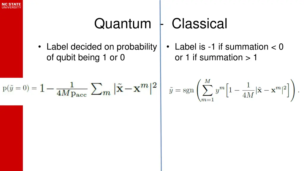 quantum classical