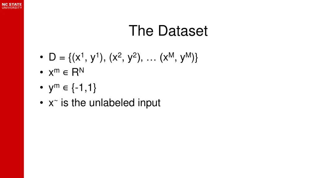 the dataset