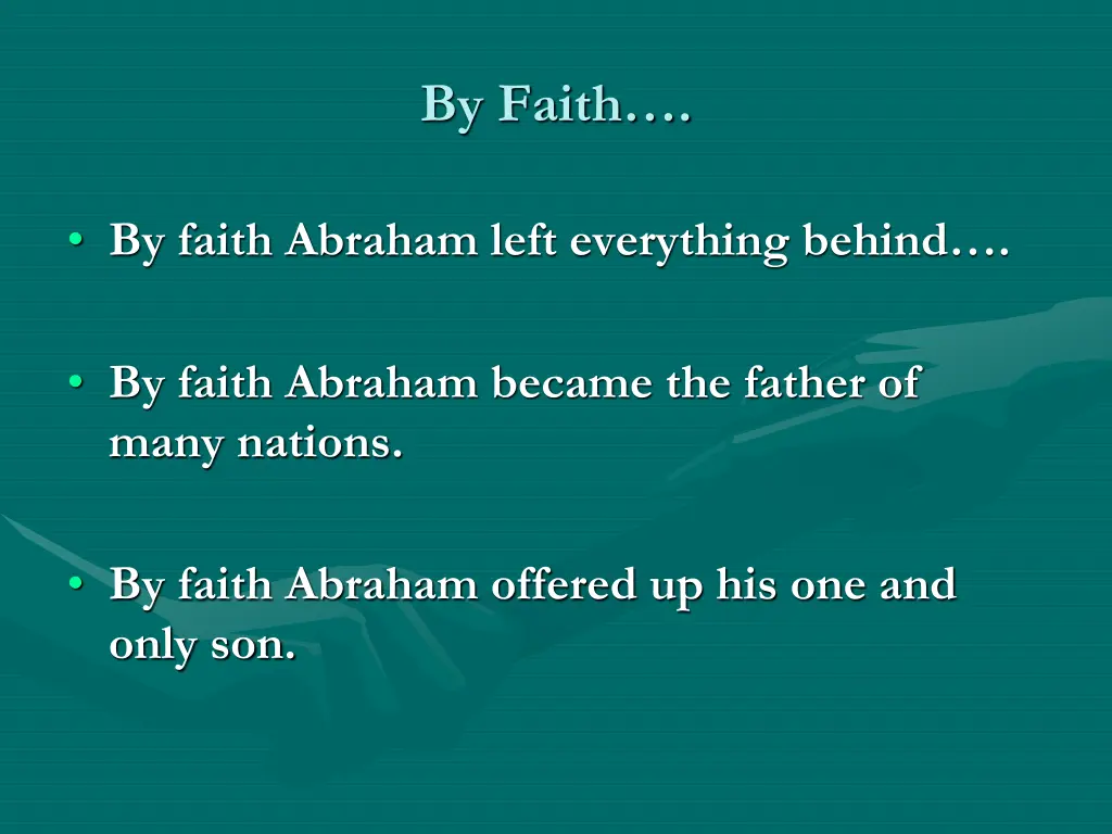 by faith 1