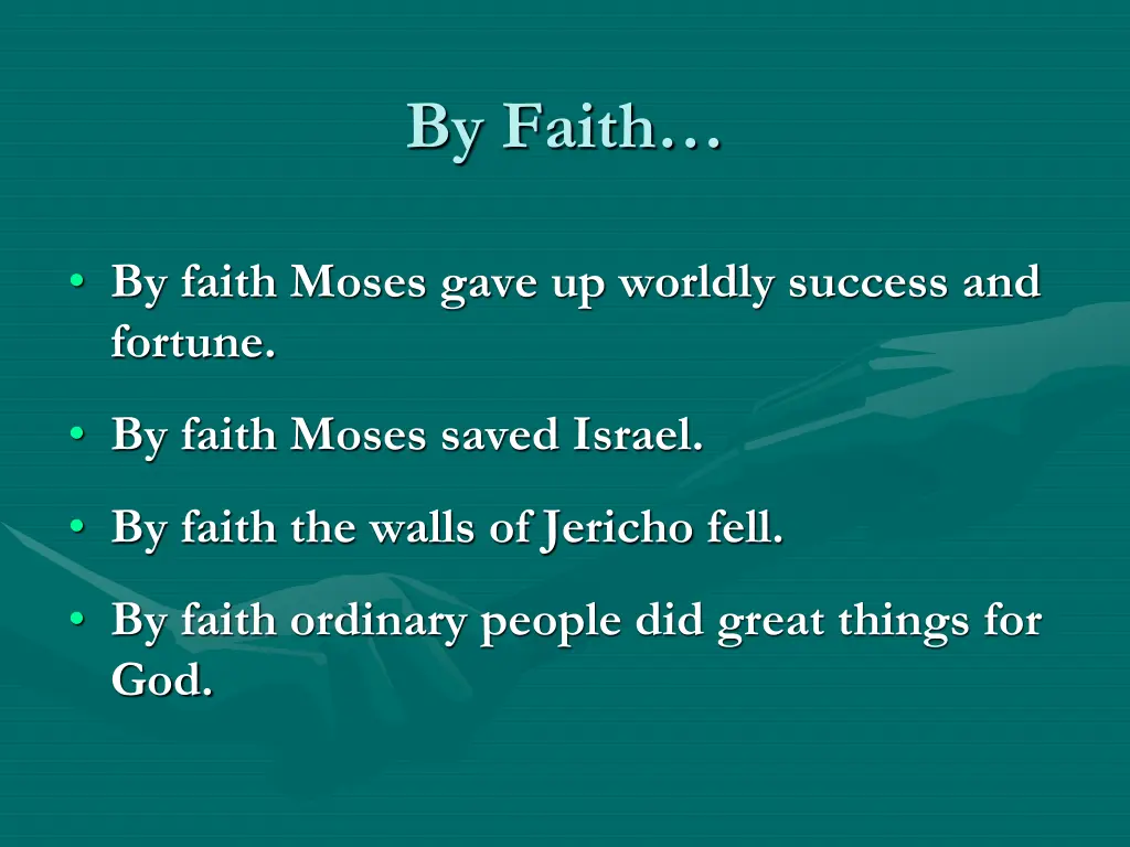 by faith 2