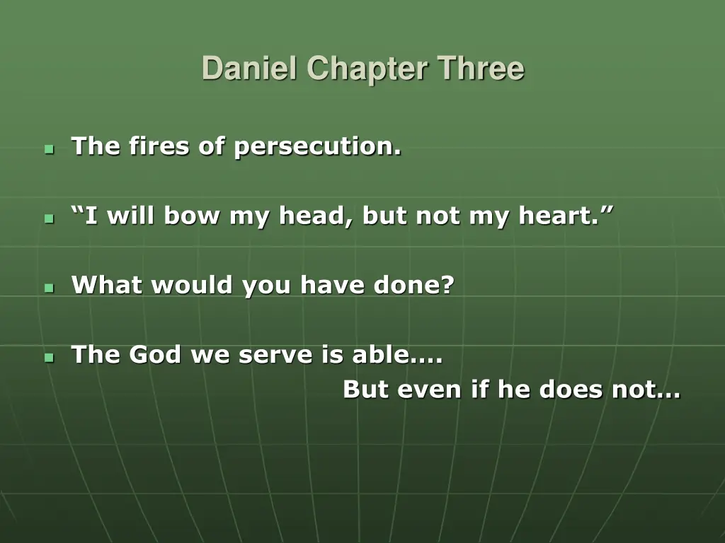 daniel chapter three
