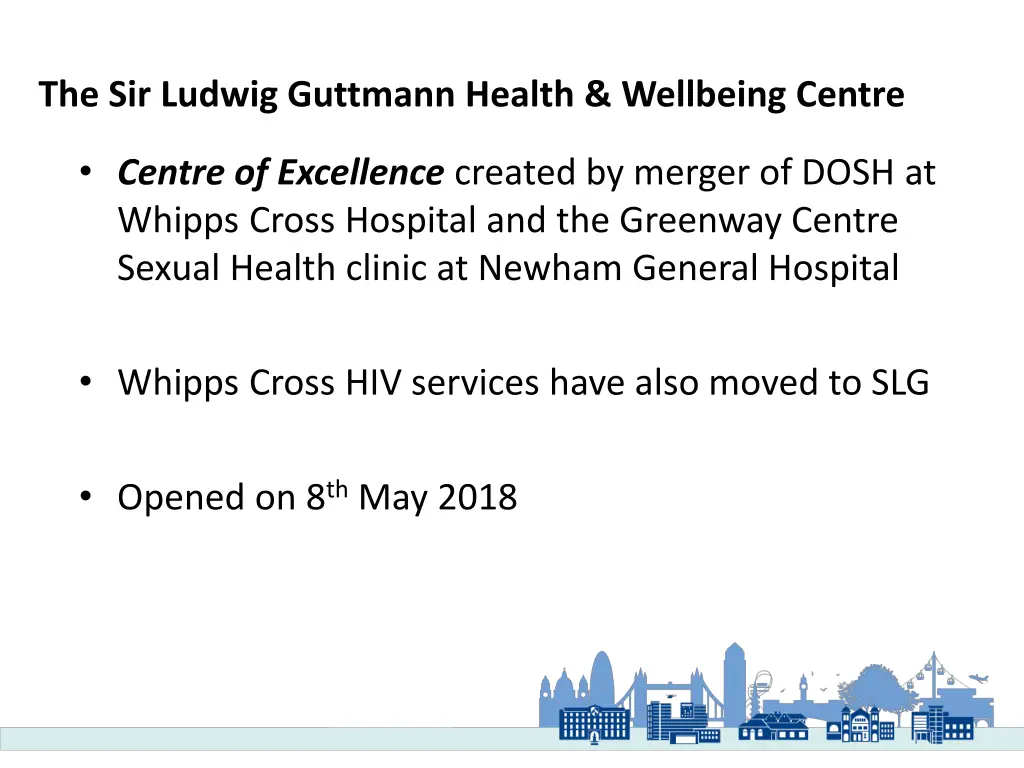 the sir ludwig guttmann health wellbeing centre