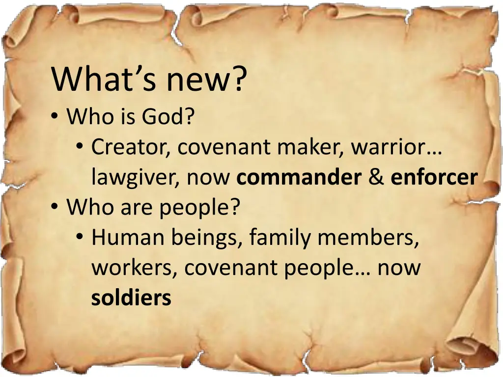 what s new who is god creator covenant maker