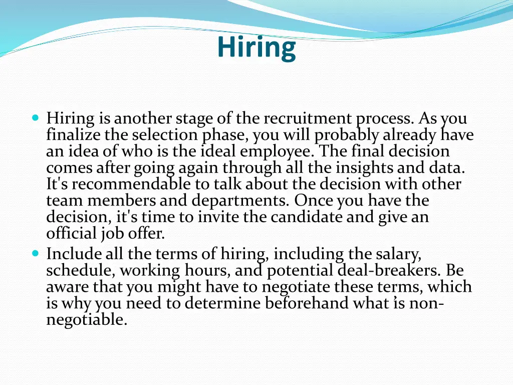 hiring