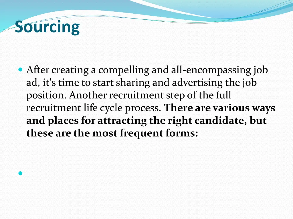 sourcing