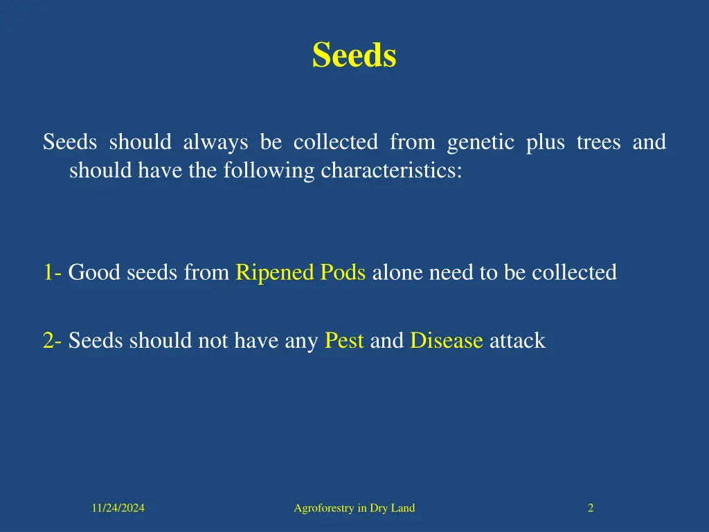 seeds