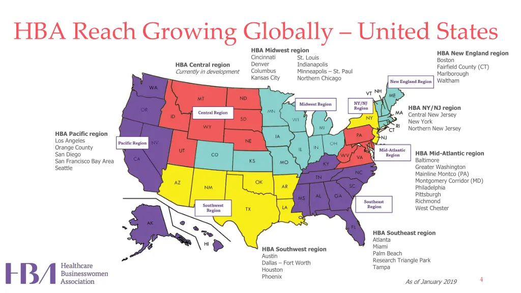 hba reach growing globally united states
