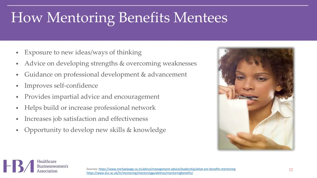 how mentoring benefits mentees