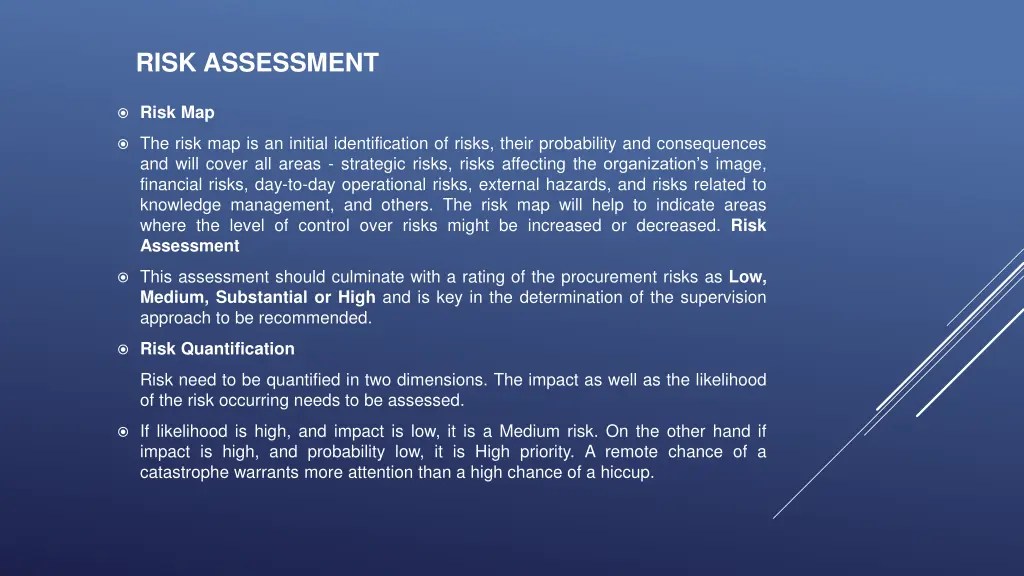 risk assessment