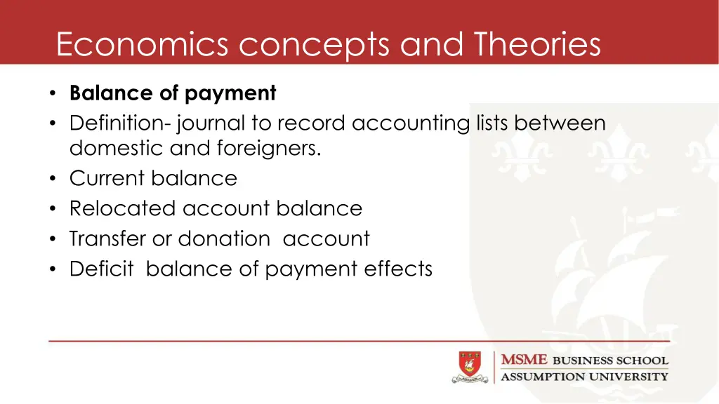 economics concepts and theories 2
