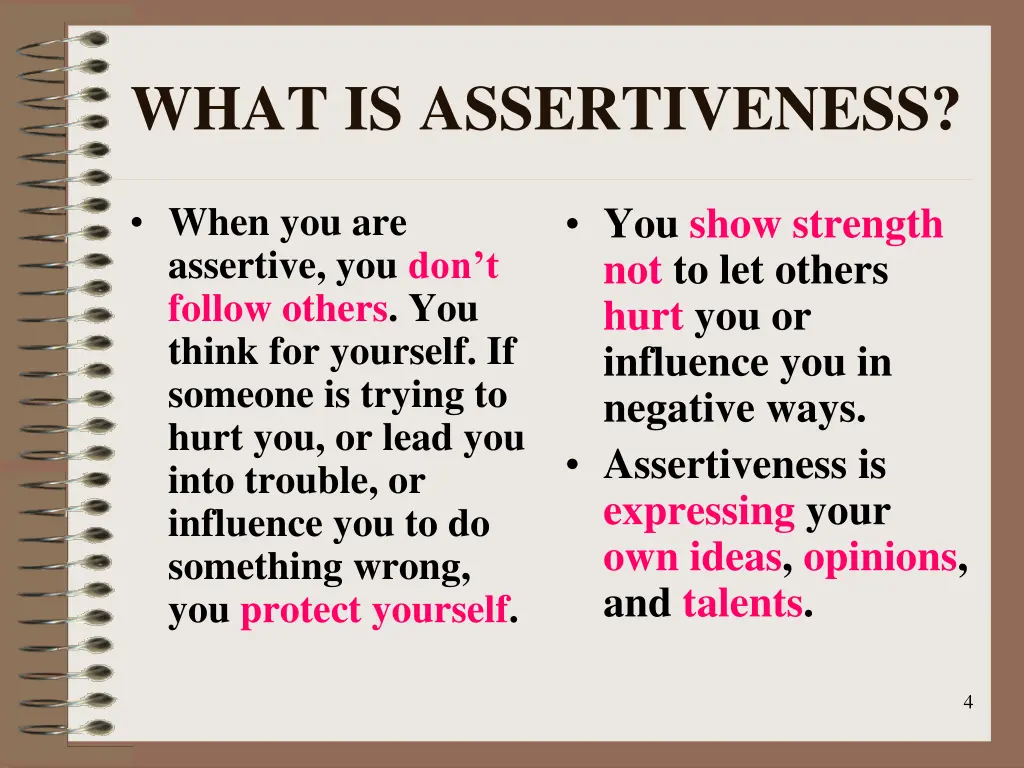 what is assertiveness 1