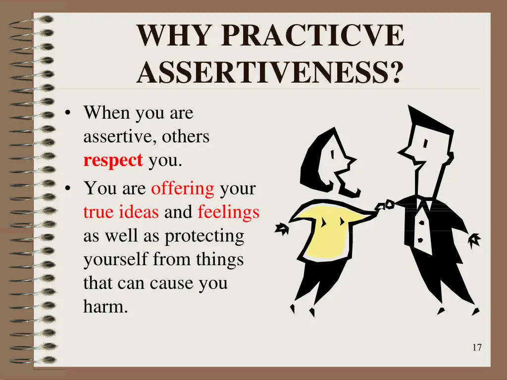 why practicve assertiveness