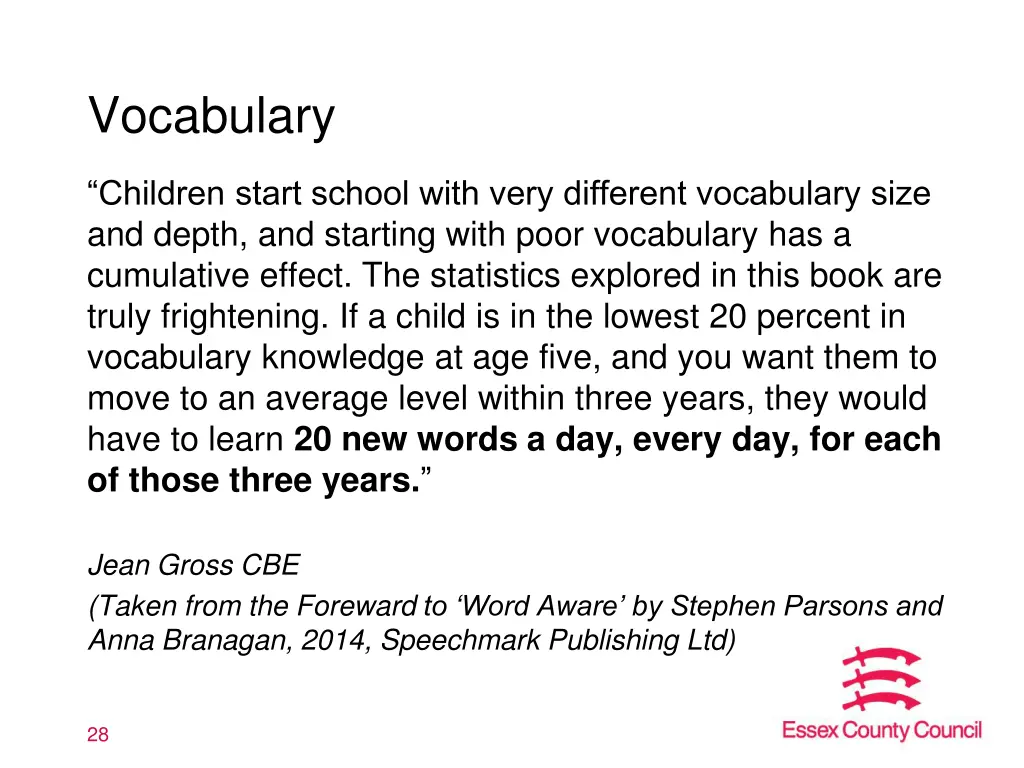 vocabulary