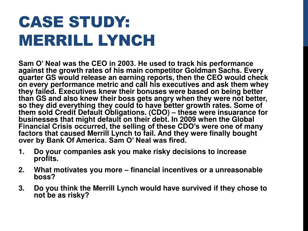 case study merrill lynch