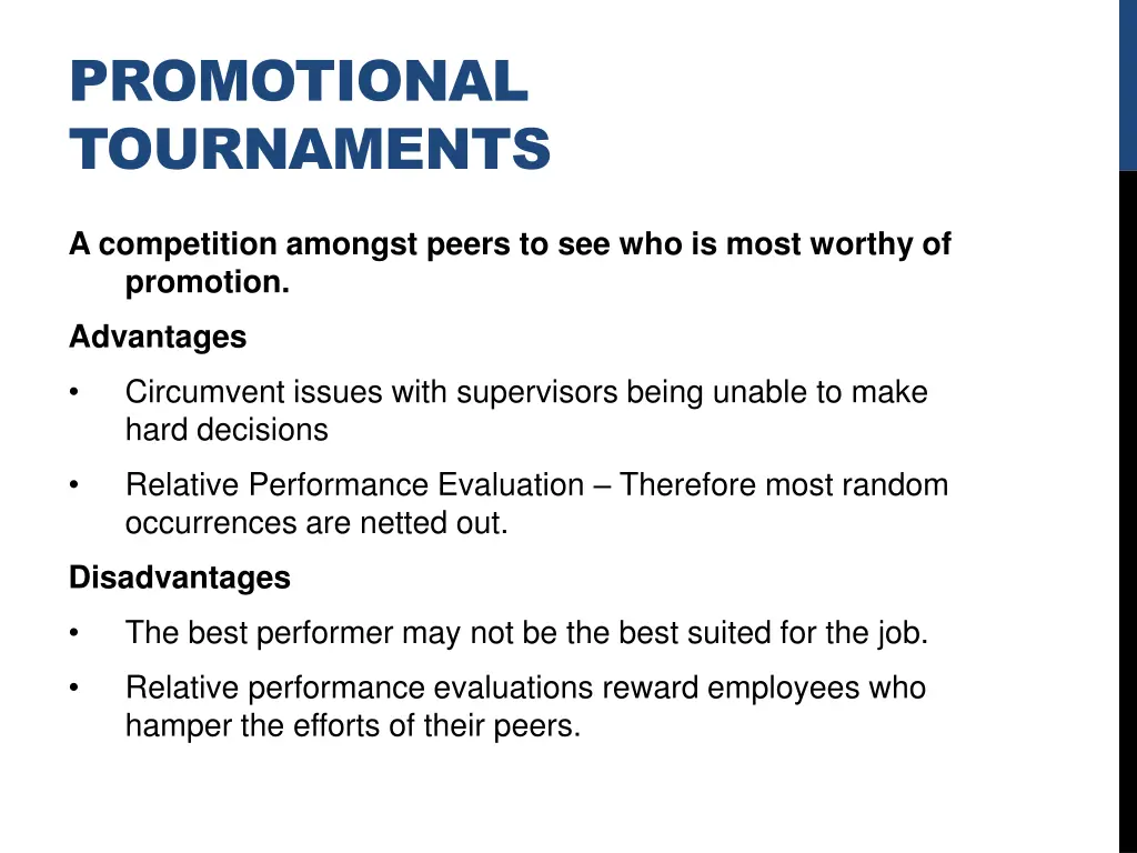 promotional tournaments