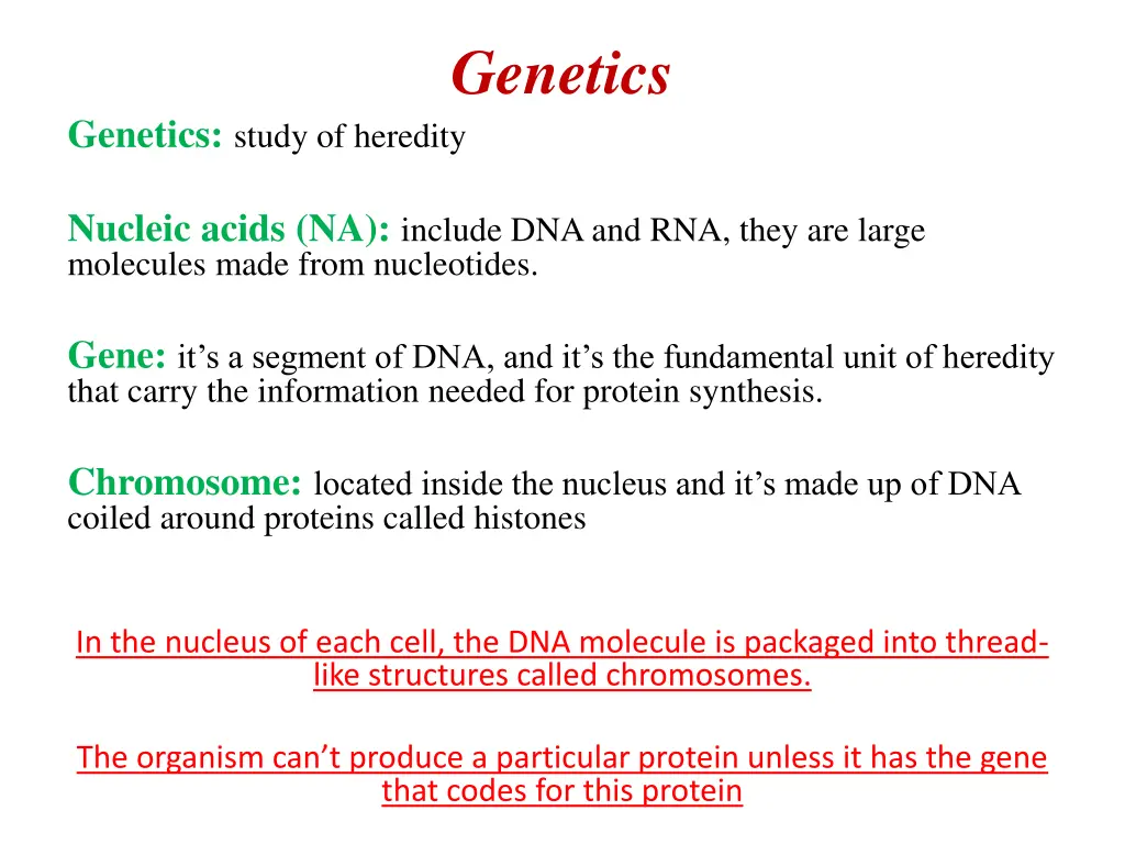 genetics 1