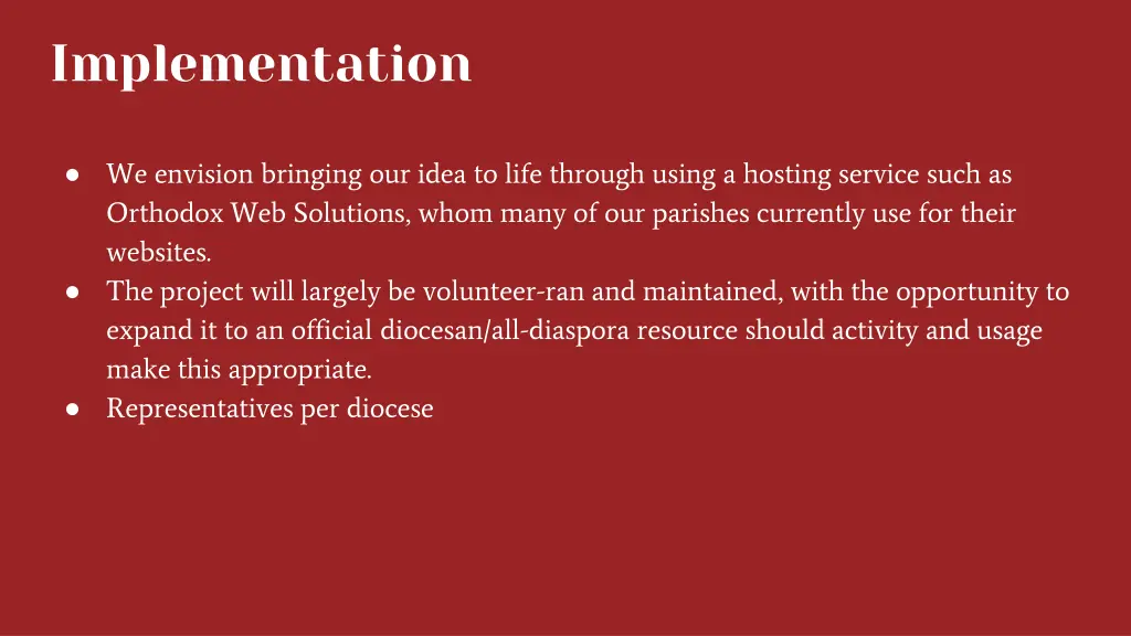 implementation