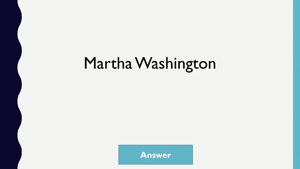 martha washington
