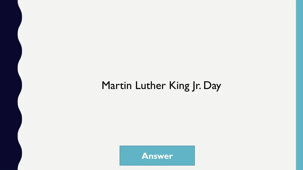 martin luther king jr day