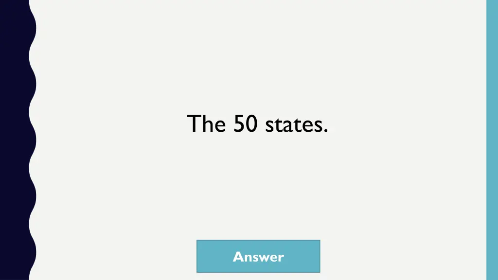 the 50 states